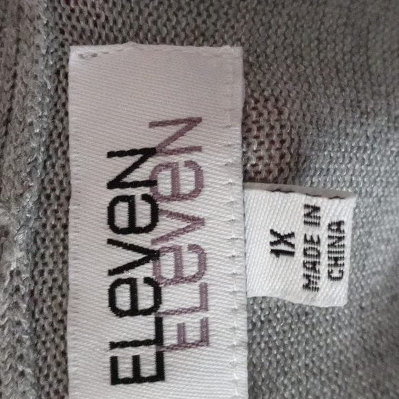 Eleven Eleven Women's Cardigan, Size 1X - Picture 7 of 9